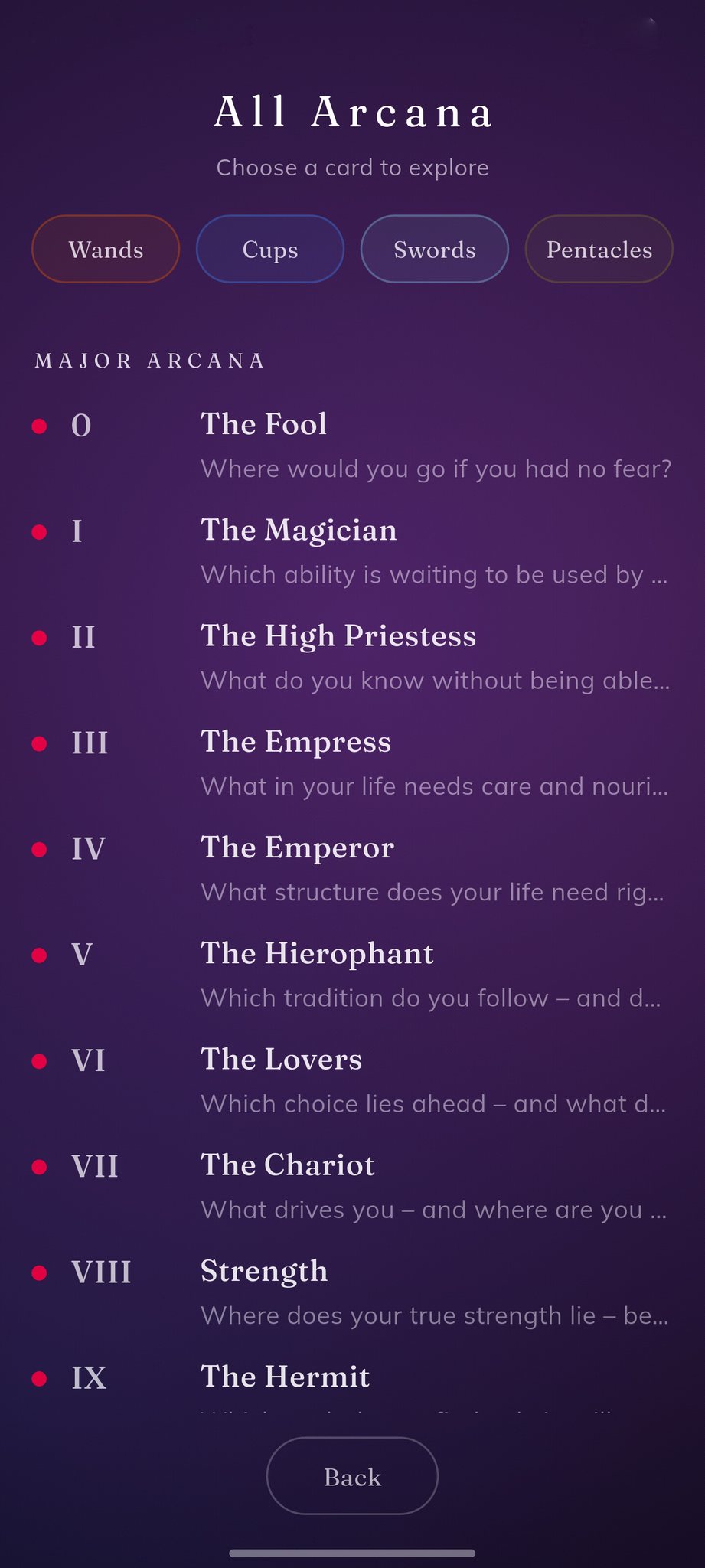 78 Arc · All Arcana