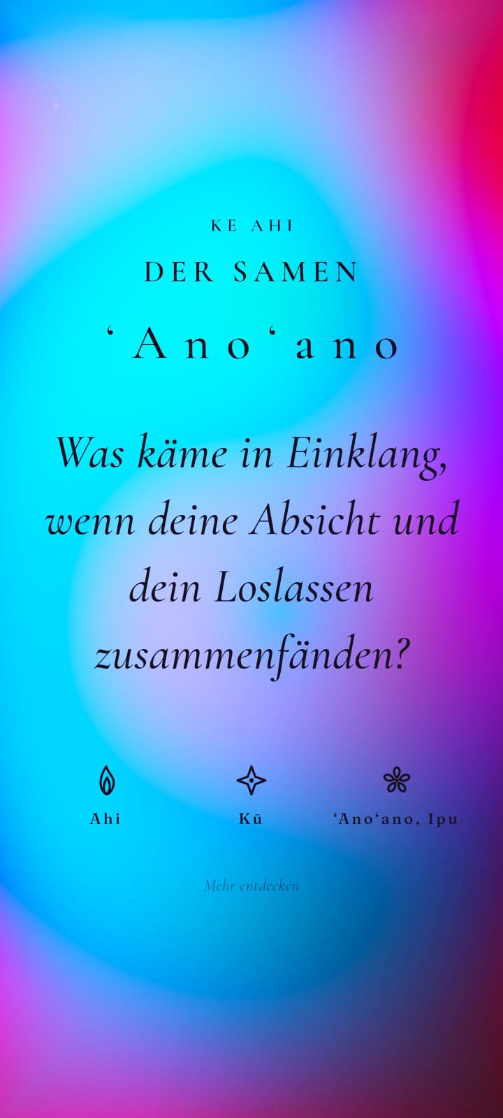 ʻOhana Screenshot · ʻAnoʻano, Der Samen