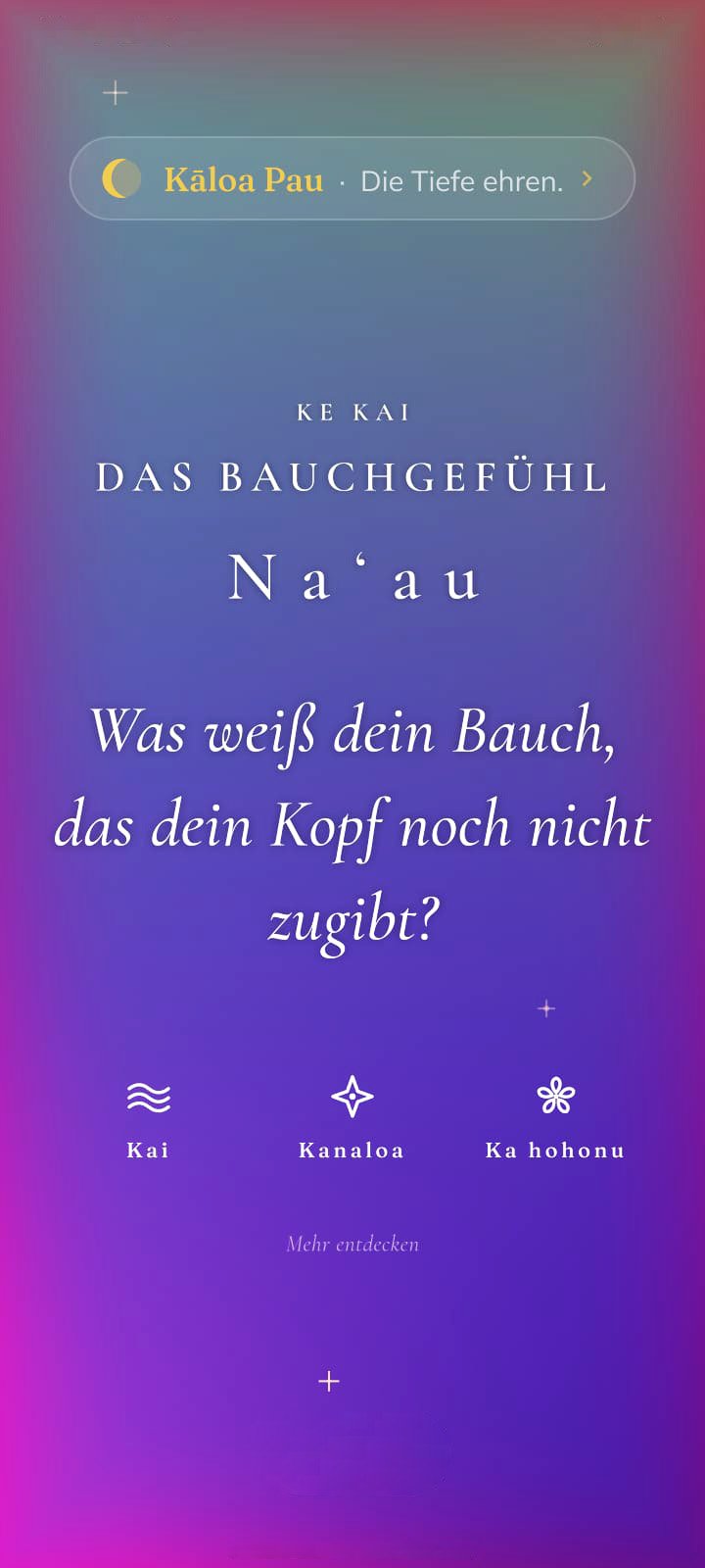 ʻOhana Screenshot · Aura-Karte