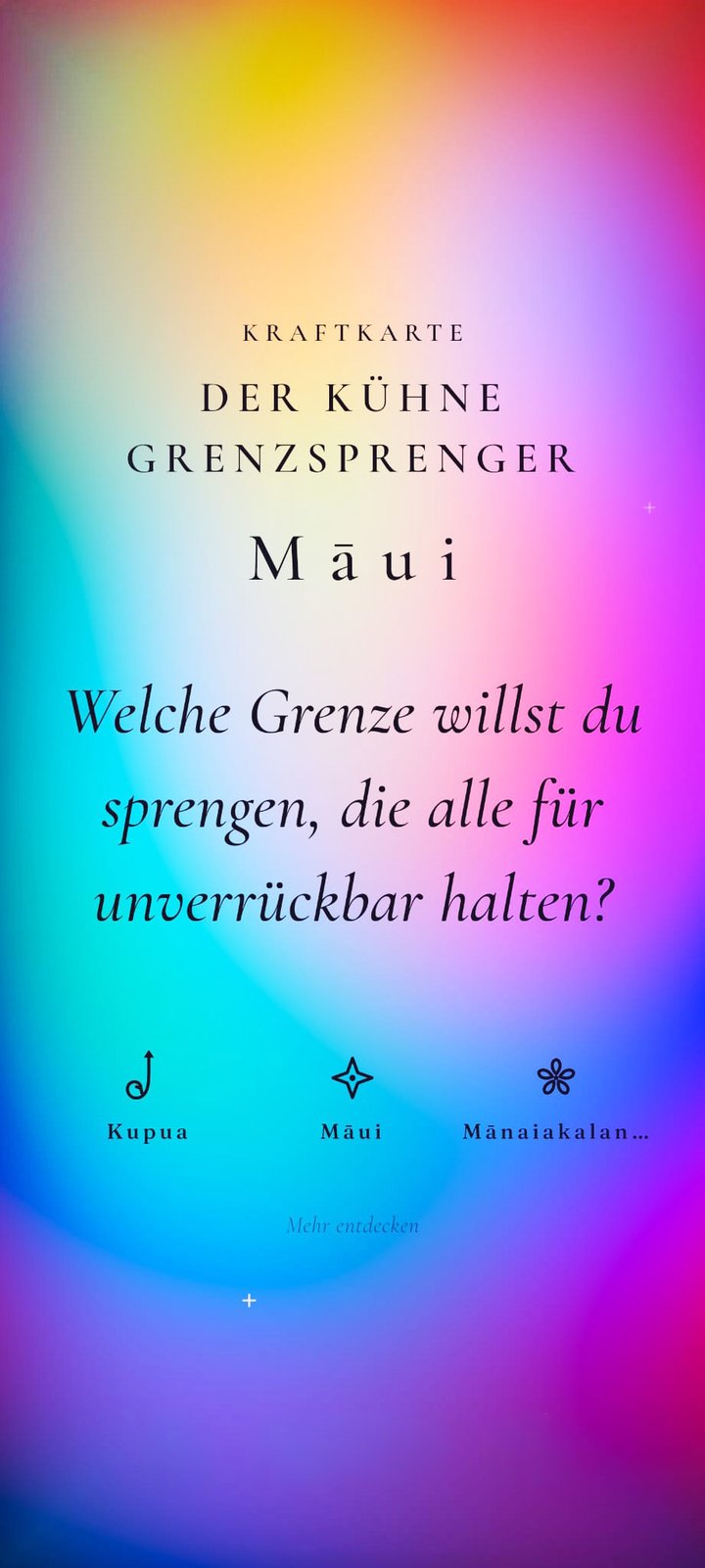 ʻOhana Screenshot · Aura-Karte