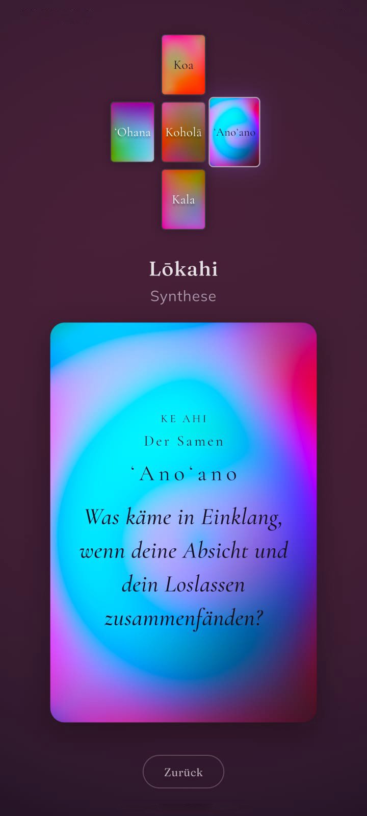 ʻOhana · Fünfer-Lesung