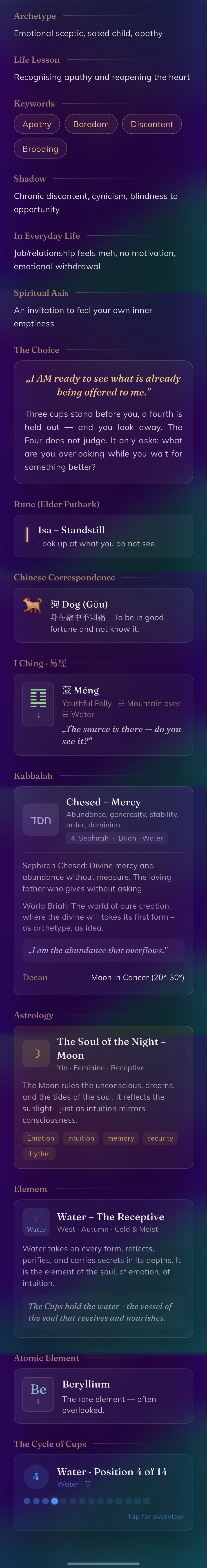 78 Arc · Depth matrix